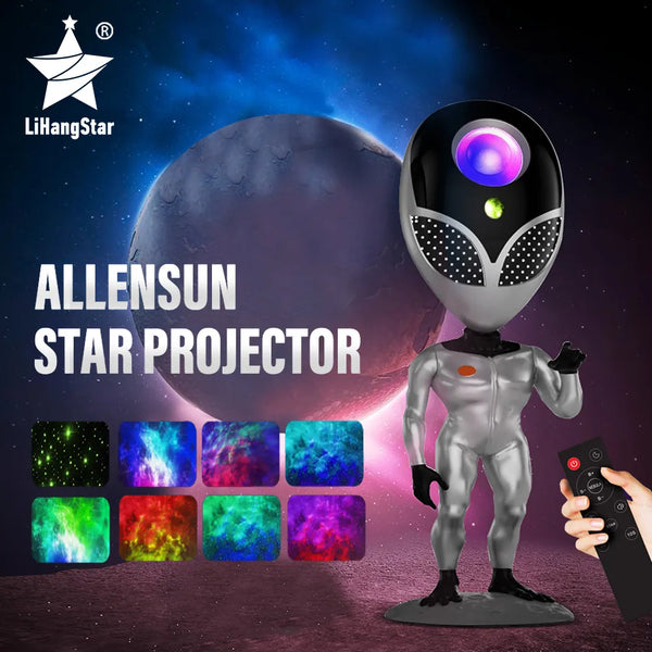 LED Star Projection Lamp Nebula Projection Interactive Atmosphere Night Light Bedroom Desktop Decoration Children's Gift