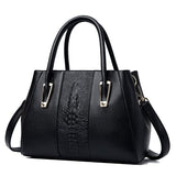 New Crocodile design, ladies, handbags, fashion brands, ladies bags, popular small travel handbags, leather, luxury bags