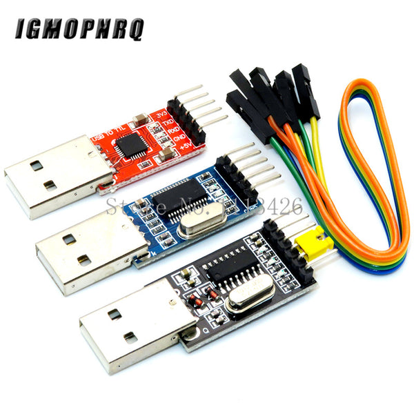 3pcs/lot =1PCS PL2303HX+1PCS CP2102+1PCS CH340G USB TO TTL for arduino PL2303 CP2102 5PIN USB to UART TTL Module