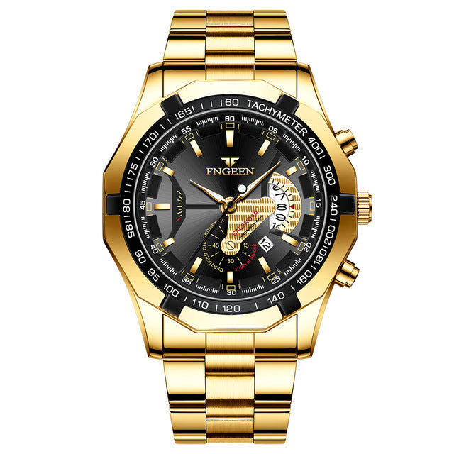 FNGEEN New Concept Quartz Watches Fashion Casual Military Sports Wristwatch Waterproof Luxury Men&#39;s Clock Relogio Masculino S001